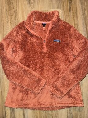Patagonia Women's Rust Plush Half-Zip Turtleneck Pullover